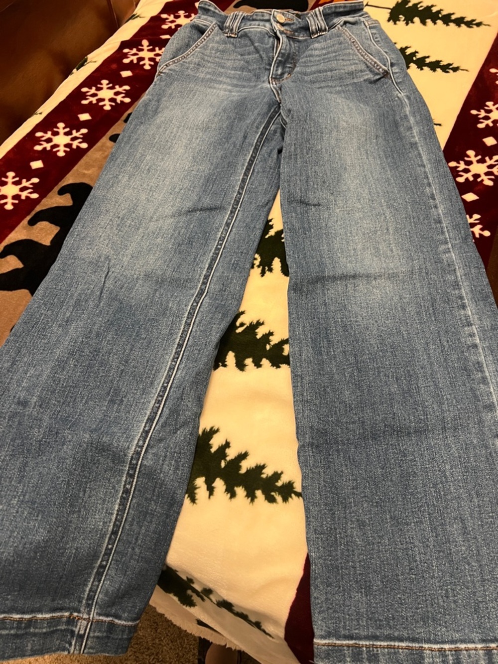 Judy Blue Medium Blue Wide-Leg Jeans